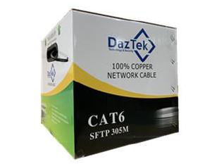 DazTek CAT6 UTP/SFTP 305M Network Cable – 100% Pure Copper DazTek CAT6 UTP/SFTP 305M Network Cable – 100% Pure Copper